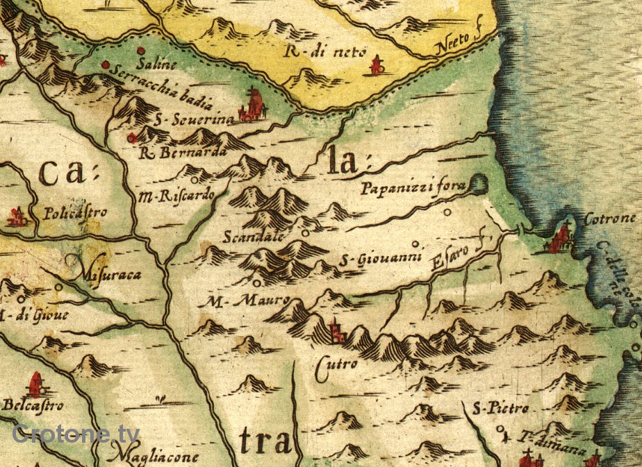 Mappa Crotone antica